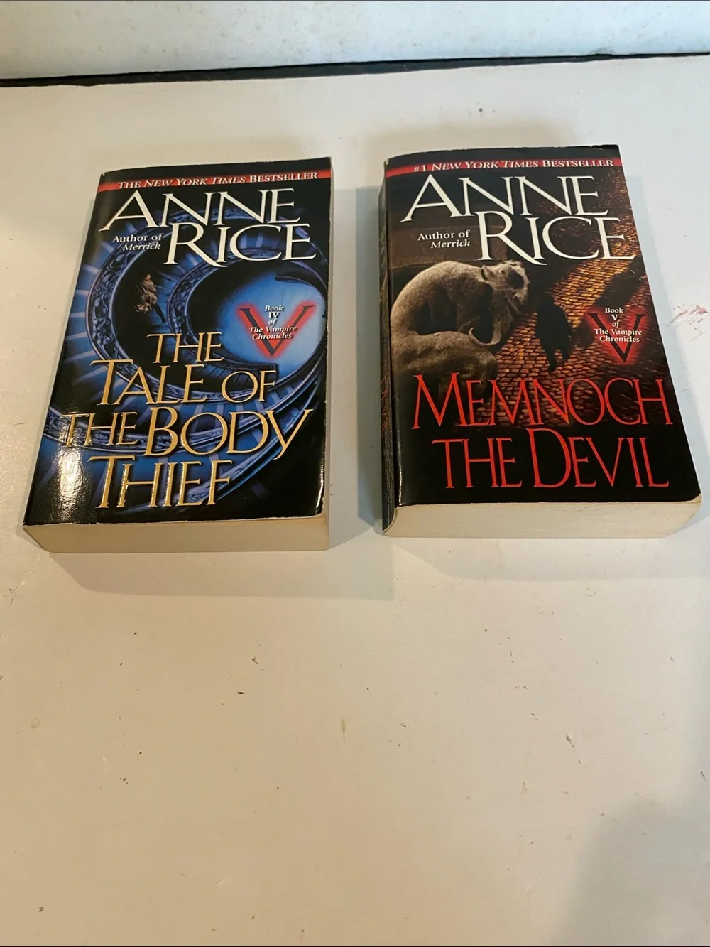 Two Vampire Chronicles Paperbacks by Anne Rice